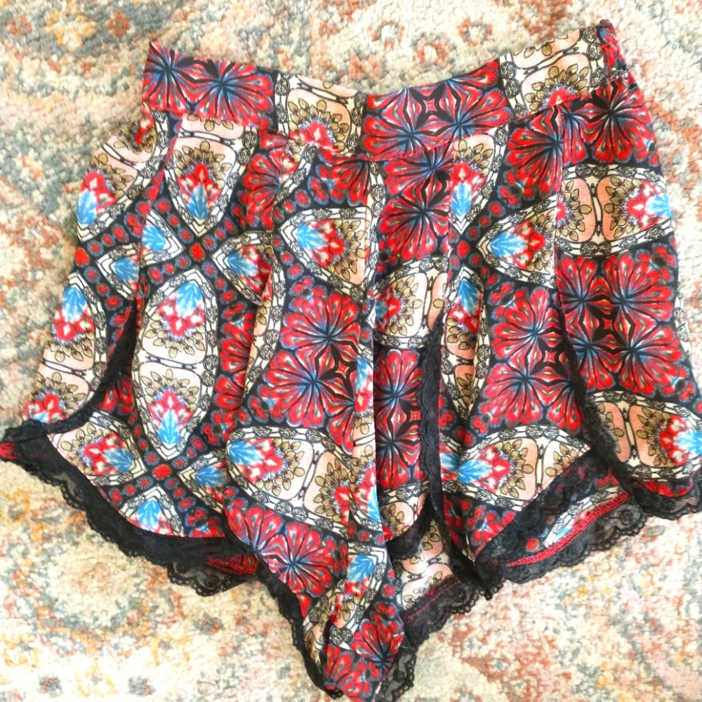 Boho Flowy Shorts